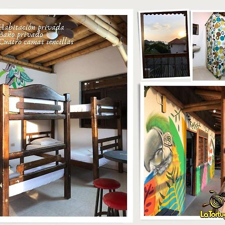 La Tortuga Hostel Taganga Eksteriør billede
