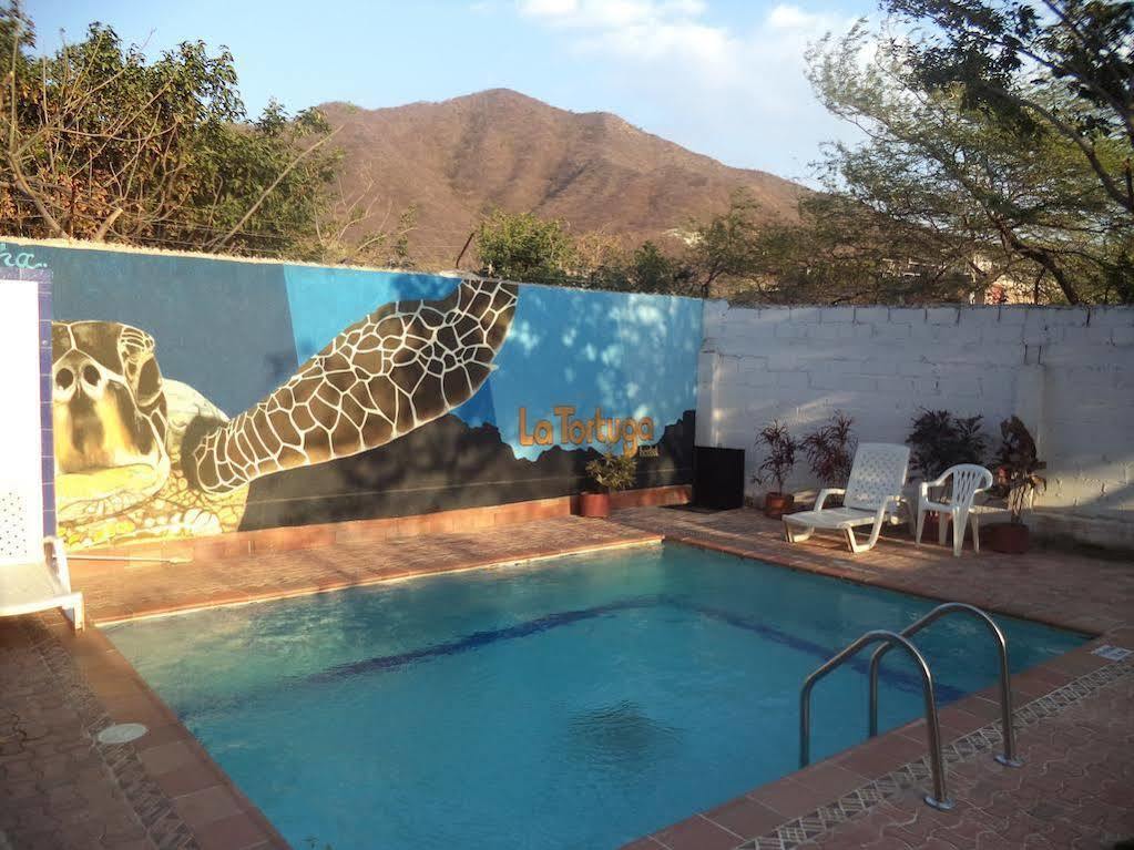 La Tortuga Hostel Taganga Eksteriør billede