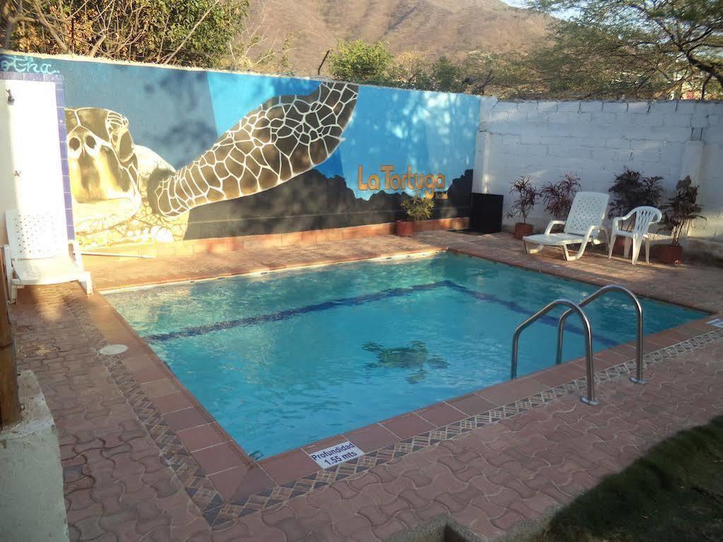 La Tortuga Hostel Taganga Eksteriør billede